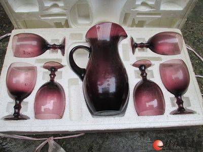 桂林二手市場新發現 全新未用茶色高腳酒杯套裝轉讓